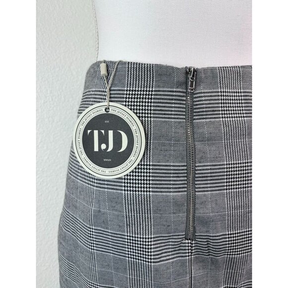The Jetset Diaries women's medium houndstooth ruffle a-line mini skirt NWT - Picture 6 of 9